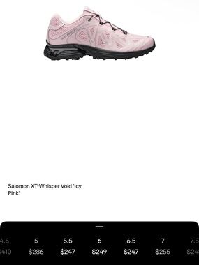 Salomon XT-Whisper Void — Light Pink/Black